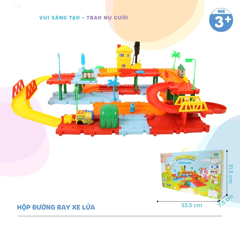Đồ Chơi Hộp Đường Ray Xe Lửa LAToys LA2388-7