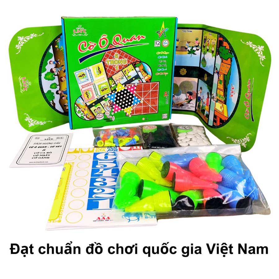 Cờ Ô Quan Hộp Giấy Lớn Liên Hiệp Thành 6 Trong 1