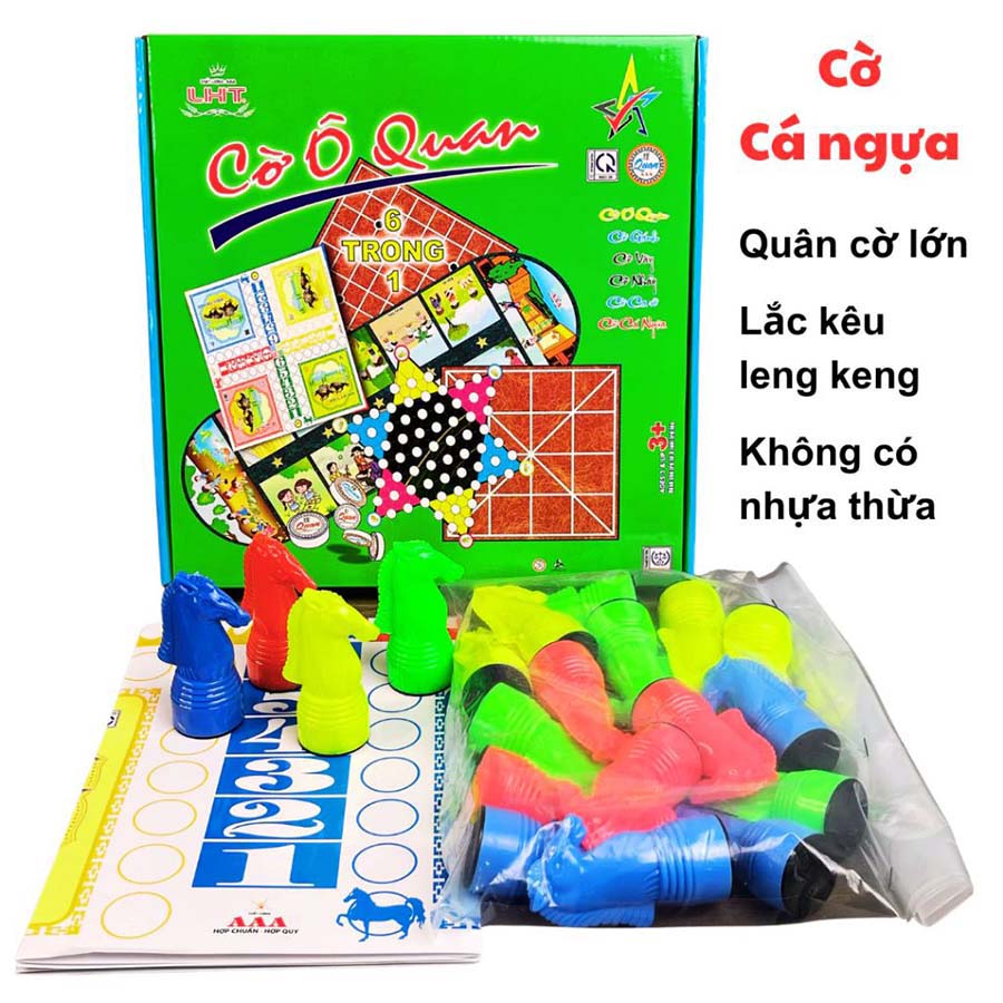 Cờ Ô Quan Hộp Giấy Lớn Liên Hiệp Thành 6 Trong 1