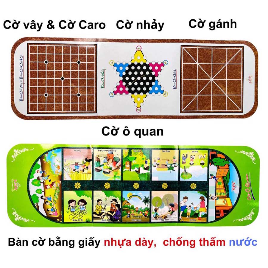 Cờ Ô Quan Hộp Giấy Lớn Liên Hiệp Thành 6 Trong 1