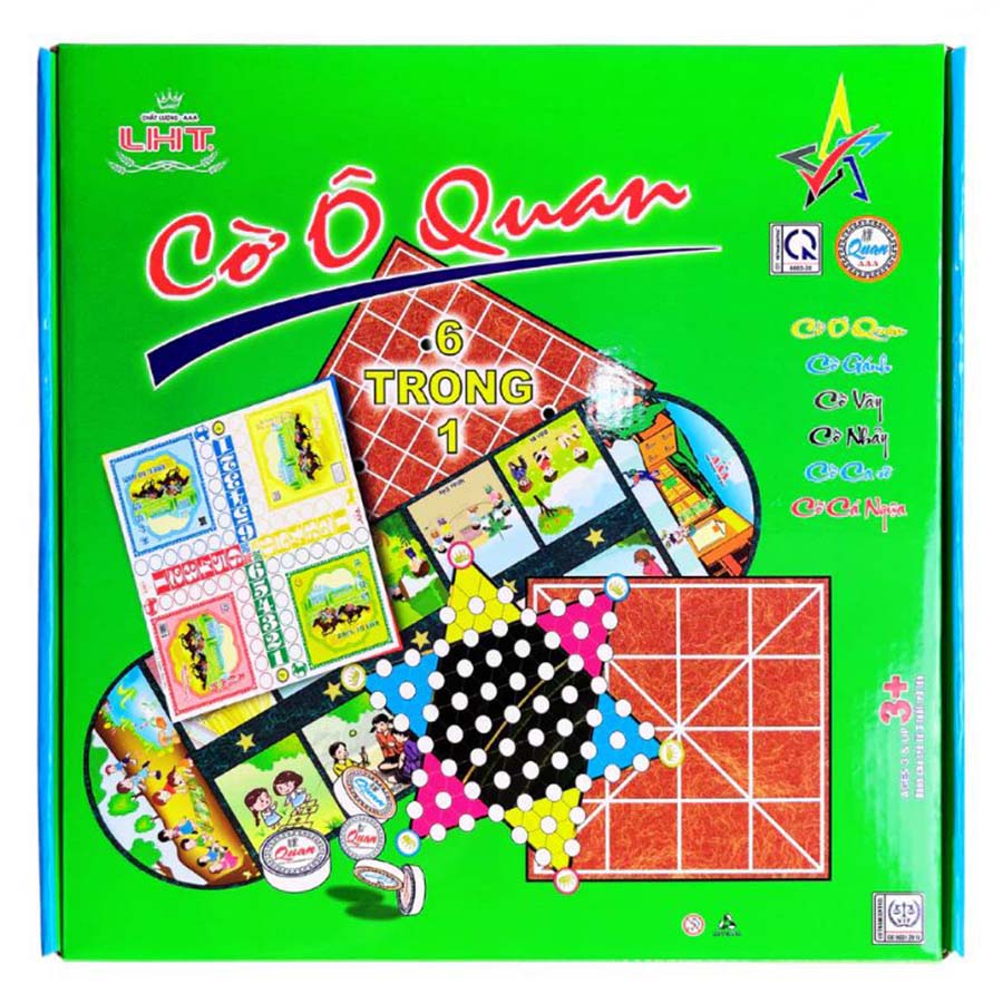 Cờ Ô Quan Hộp Giấy Lớn Liên Hiệp Thành 6 Trong 1
