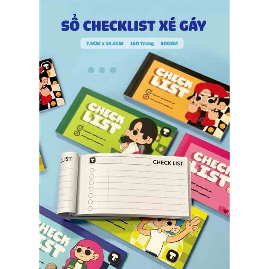 Sổ Xé Gáy Tube Check List TB0184