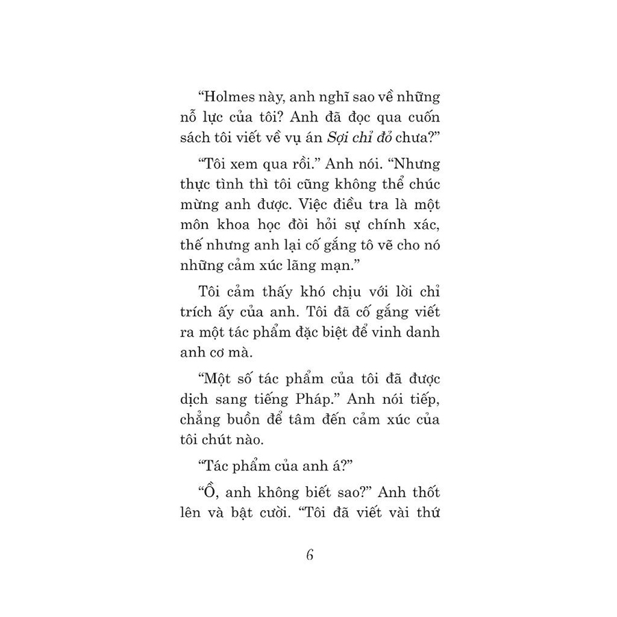 Tuyển Tập Sherlock Holmes - Những Bí Mật Và Báu Vật Bị Đánh Cắp - Dấu Bộ Tứ