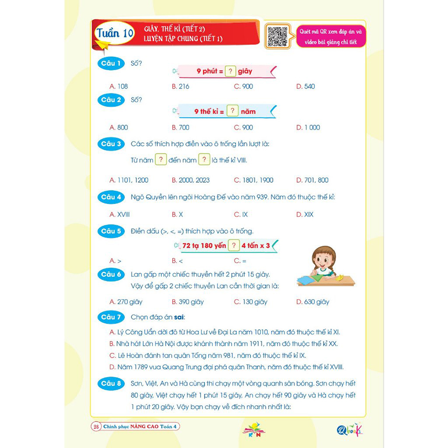 Chinh Phục Nâng Cao Toán Lớp 4 - Ôn Tập Nâng Cao 35 Tuần Học (Kết Nối Tri Thức Với Cuộc Sống)