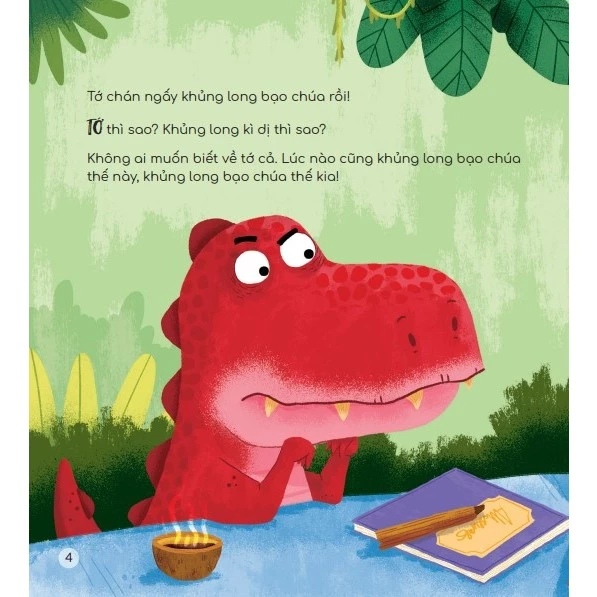 Storytime - Truyện hay rèn luyện kĩ năng: Khủng long tập viết sách (ADC)
