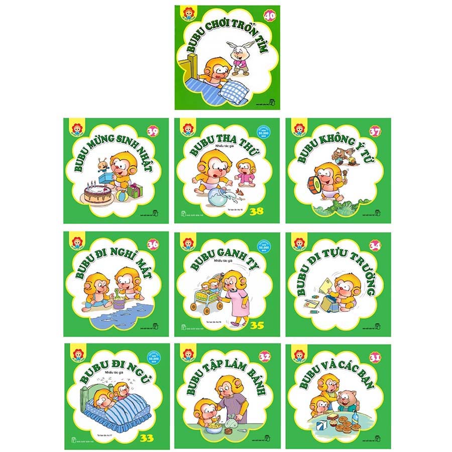 Combo Bé Học Lễ Giáo - Bubu (59 cuốn)
