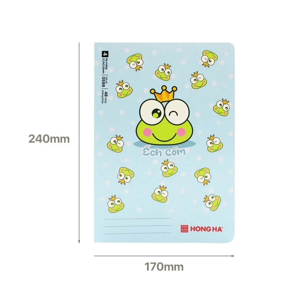 Vở Ô ly Hồng Hà School Ếch Cốm 0599 48TR