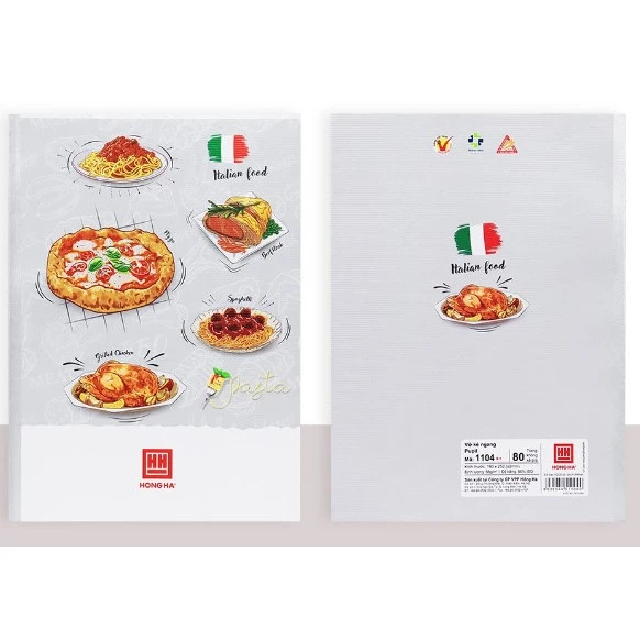 Vở Kẻ Ngang Hồng Hà Pupil Traditional Food 1104 80Tr