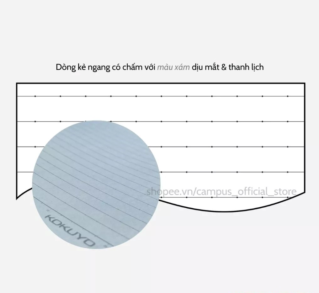 Vở Kẻ Ngang Campus B5 MOUNTAIN FUJI 0391 Có Chấm Giấy Nhật 80Tr