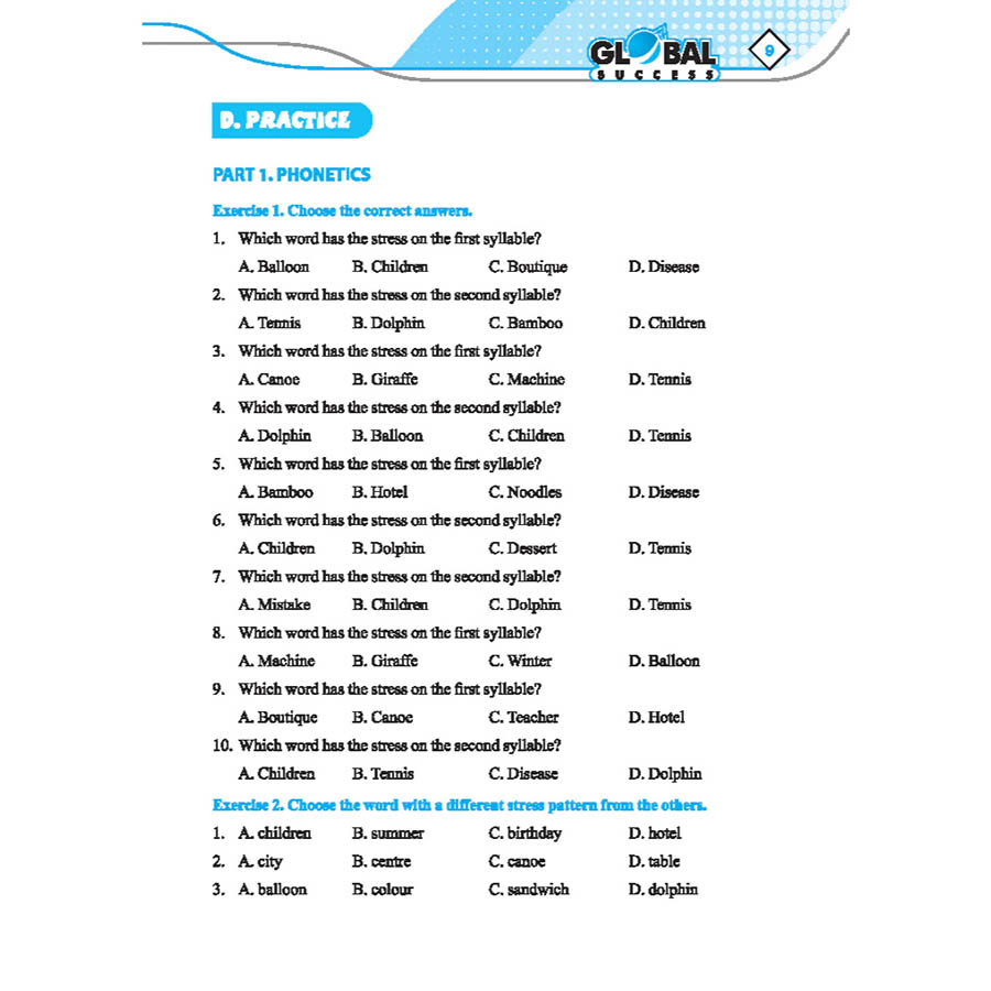 Bài Tập Bổ Trợ Và Nâng Cao Tiếng Anh 5 Tập 1 - Có Đáp Án (Global Success)