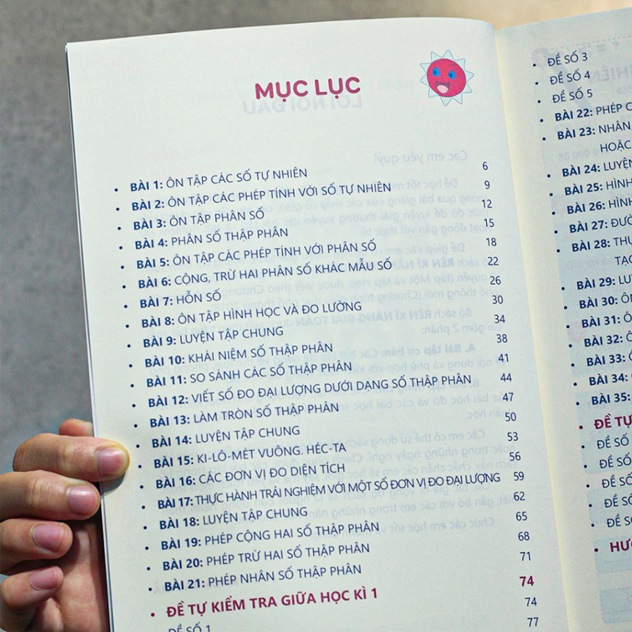 Rèn Kĩ Năng Giải Toán 5 Tập 1 (Theo CT GDPT Mới)