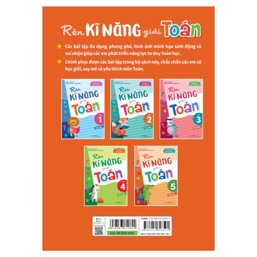 Rèn Kĩ Năng Giải Toán 5 Tập 1 (Theo CT GDPT Mới)