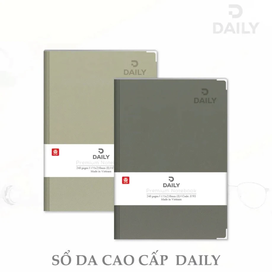 Sổ Bìa Da Cao Cấp Hải Tiến DAILY 6 8779 240Tr