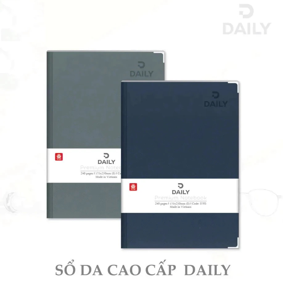 Sổ Bìa Da Cao Cấp Hải Tiến DAILY 8 8793 240Tr
