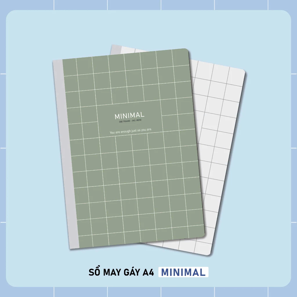 Sổ May Gáy A4 Minimal 8830 300 Trang