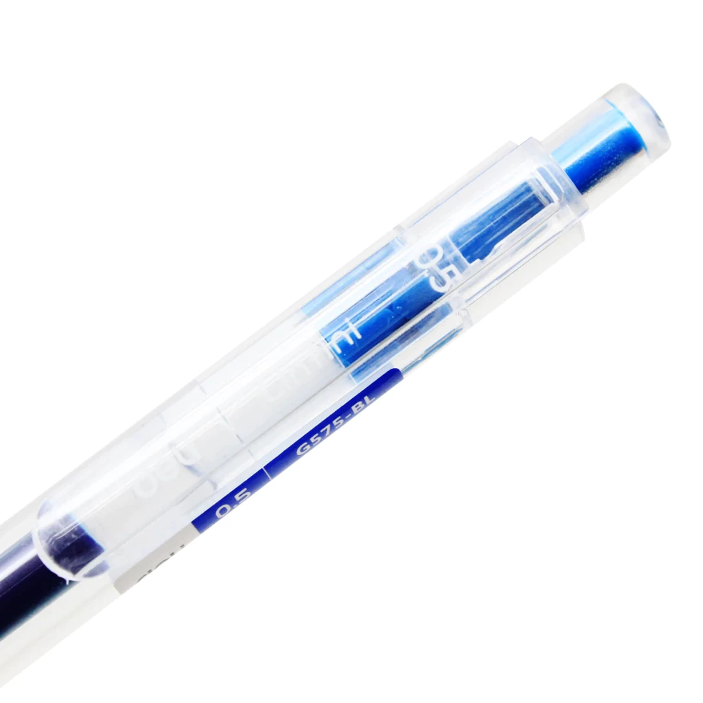 Bút Gel Bấm EG575-BL Siêu Trơn 0.5-Xanh 12c/Hộp (Deli)