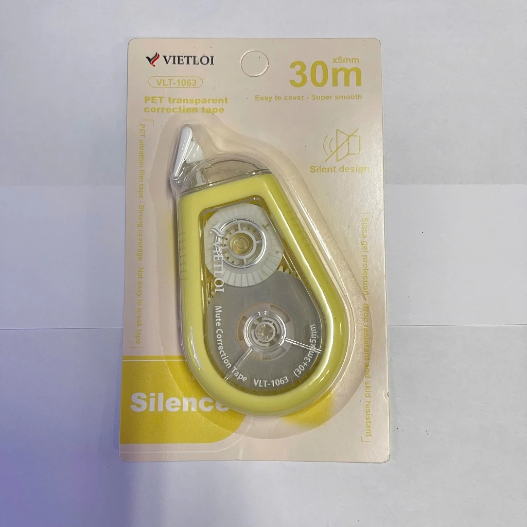 Băng Xoá Kéo SILENCE Định Vị Tay Cầm 30Mx5mm VLT-1063
