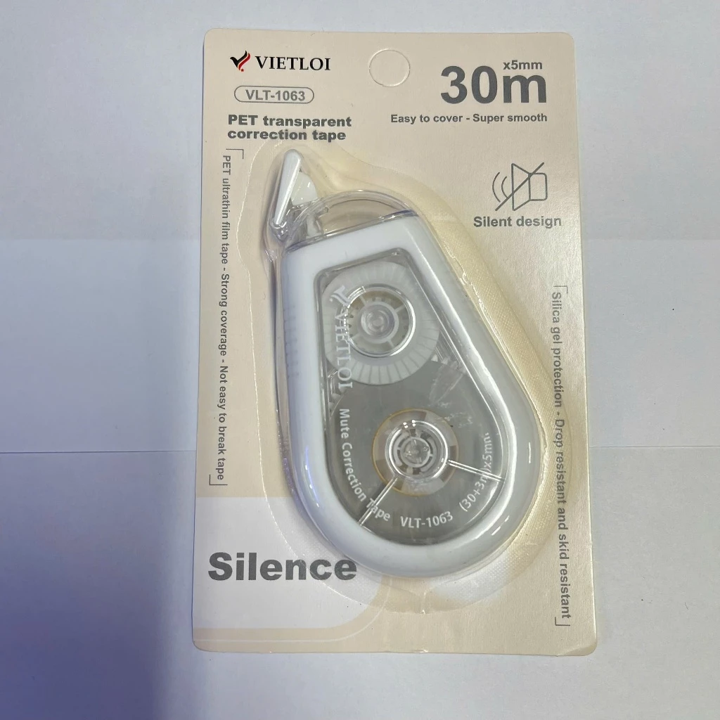 Băng Xoá Kéo SILENCE Định Vị Tay Cầm 30Mx5mm VLT-1063