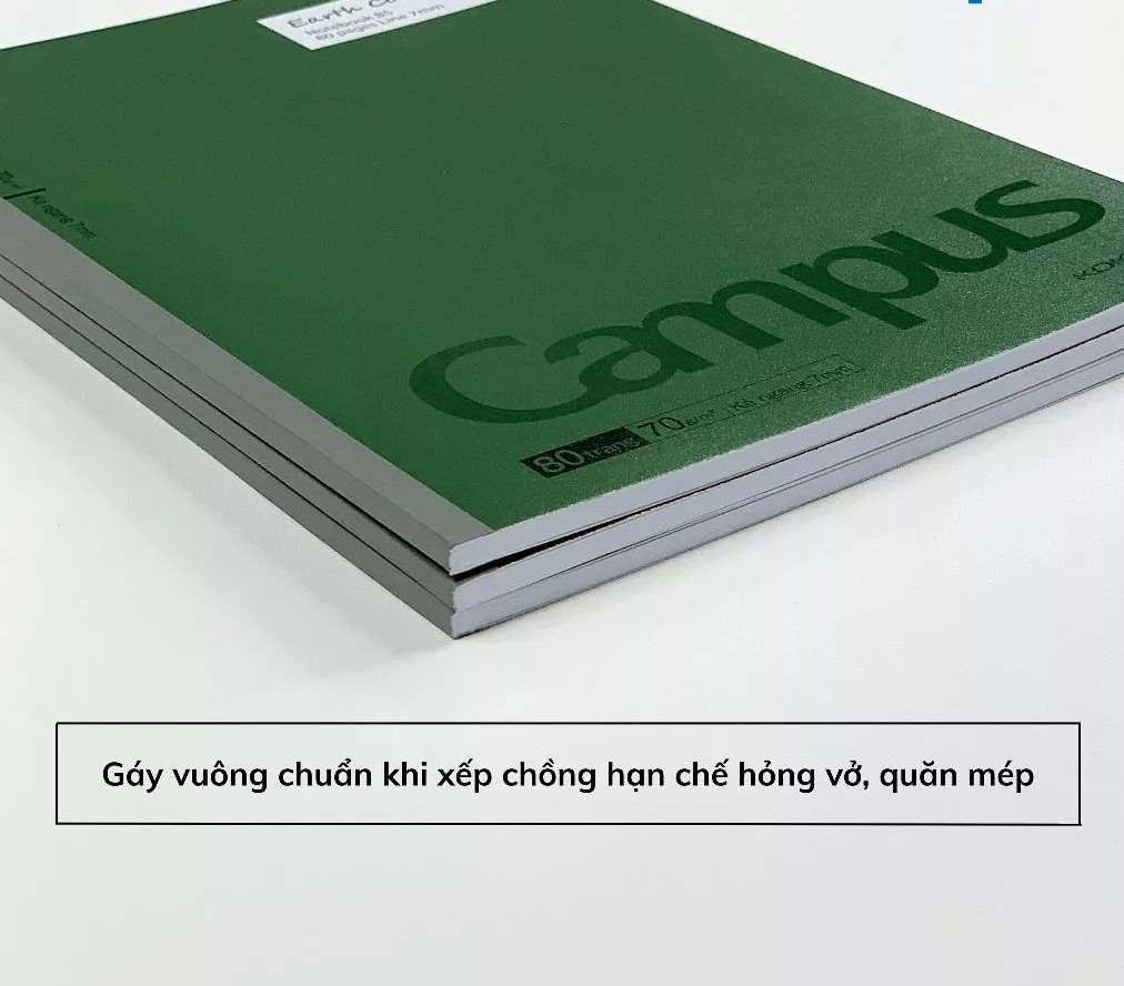 Vở Kẻ Ngang Campus Eearth Clors NB-B5L80EC-G 1527 80Tr