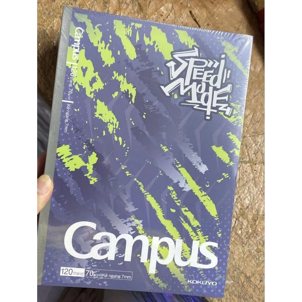 Vở Kẻ Ngang Campus Speed Mode NB-B5L120SM-YG 1091 120Tr