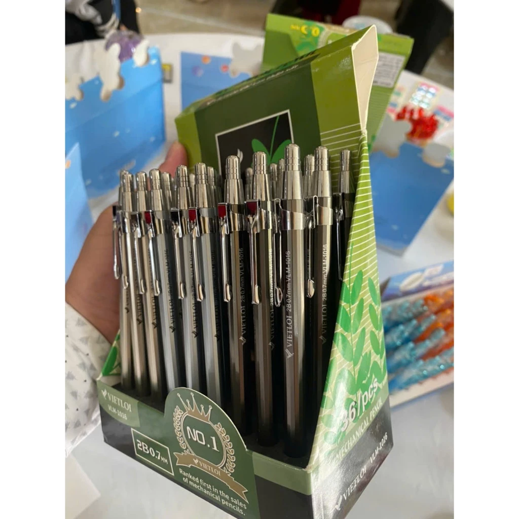 Bút Chì Kim Thân Sắt 2B Ngòi 0.7mm VLM-1016