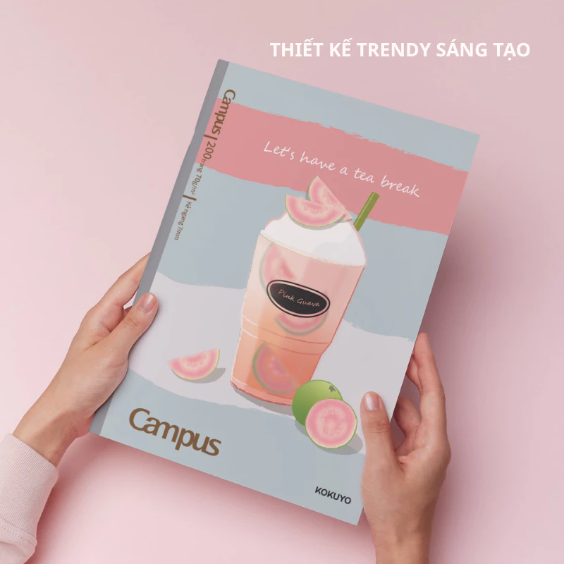 Vở Kẻ Ngang Campus Cafe-NB-B5L120CAF-04 0582 120Tr