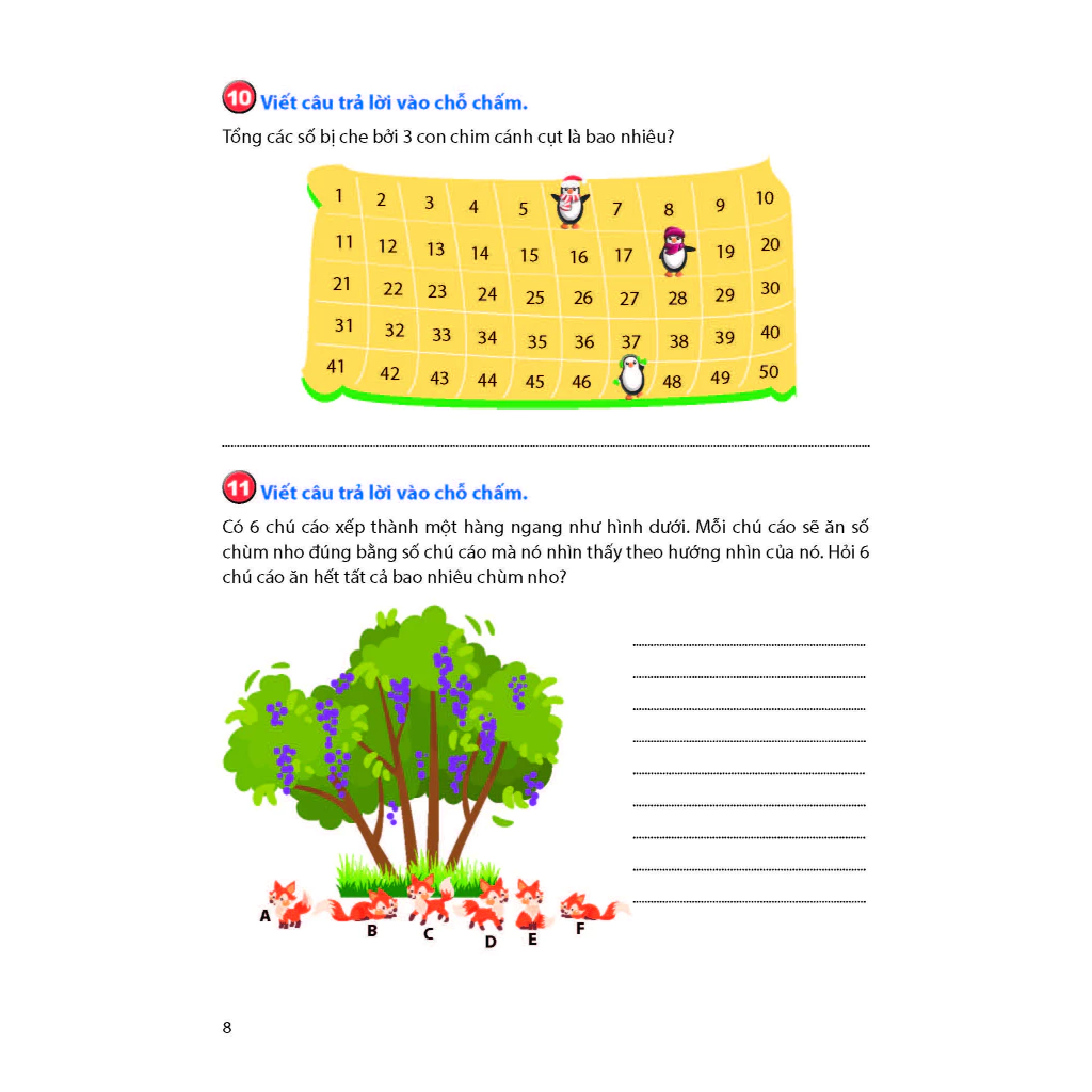 Ôn Tập Hè Toán - Lớp 2