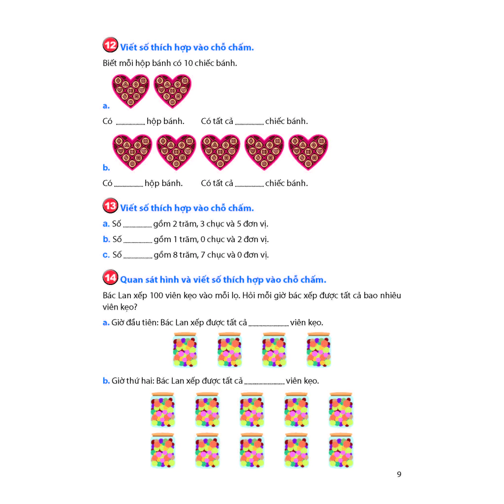 Ôn Tập Hè Toán - Lớp 2