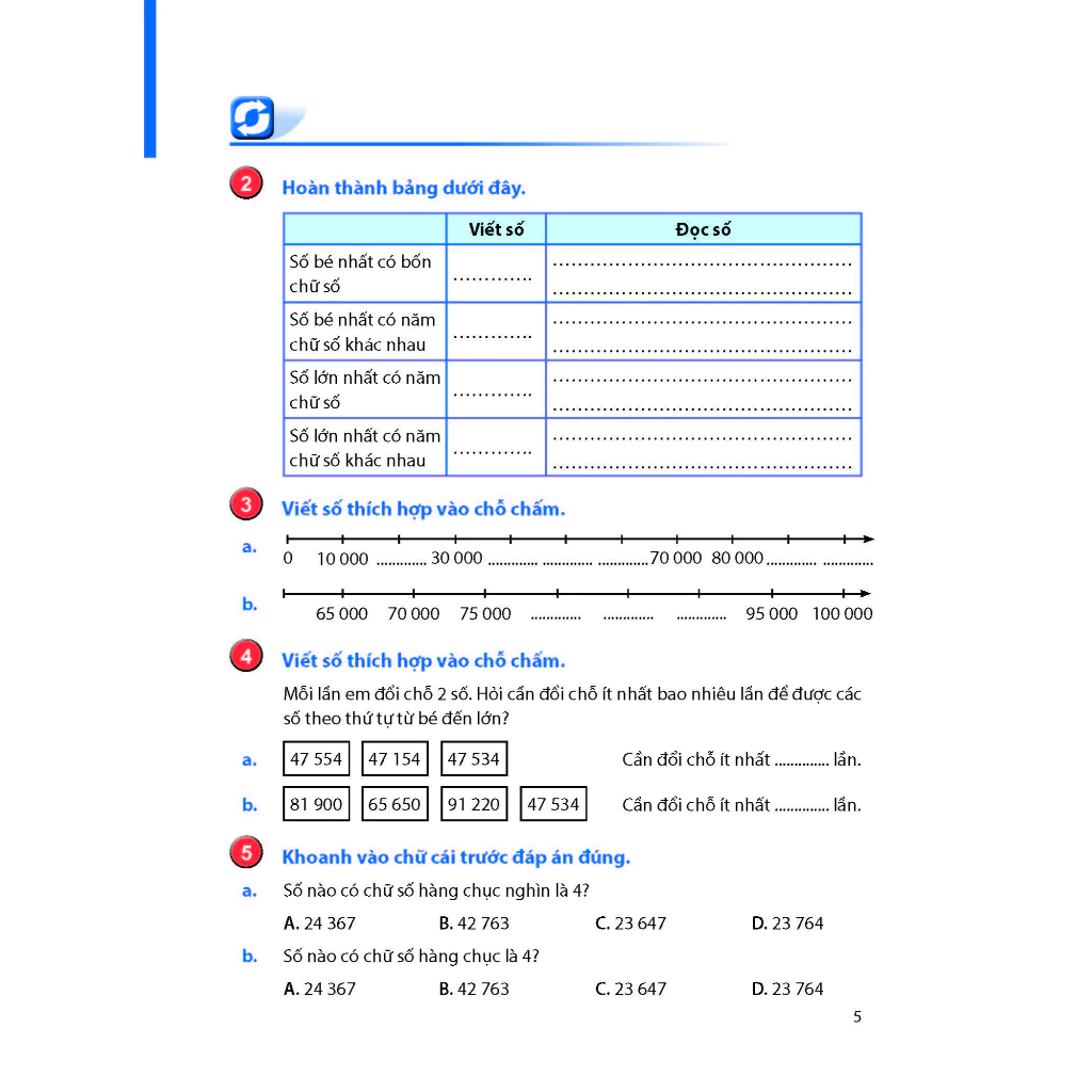 Ôn tập hè Toán - 3 (SGD)
