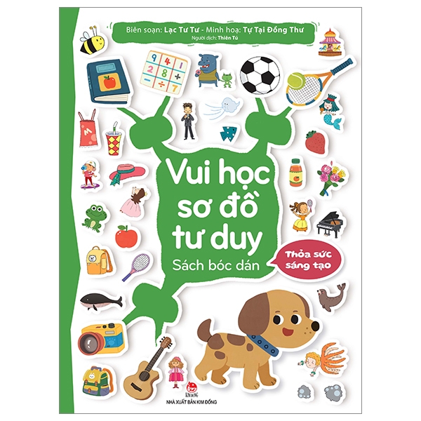 Vui Học Sơ Đồ Tư Duy - Sách Bóc Dán - Thỏa Sức Sáng Tạo