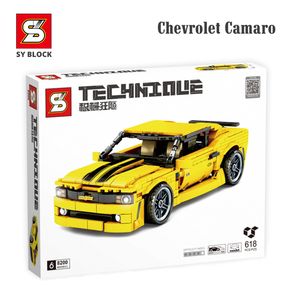 Đồ Chơi Xe Thể Thao Chevrolet Kéo Cót Sy-8200