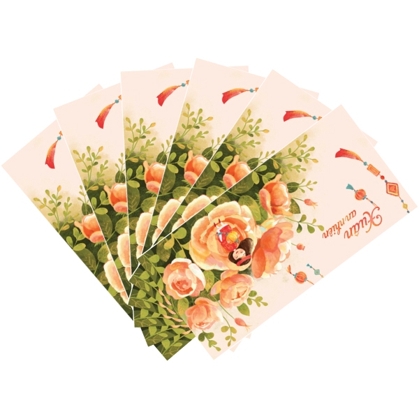 Lì Xì ngang Greenwood Tết Bình An Hạnh Phúc