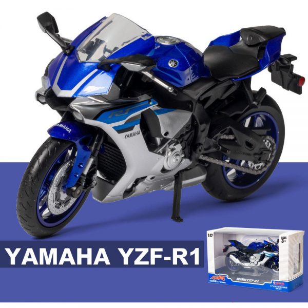 Mô Hình Xe Yamaha YZF-R1 Xanh 1:12 Msz 4928