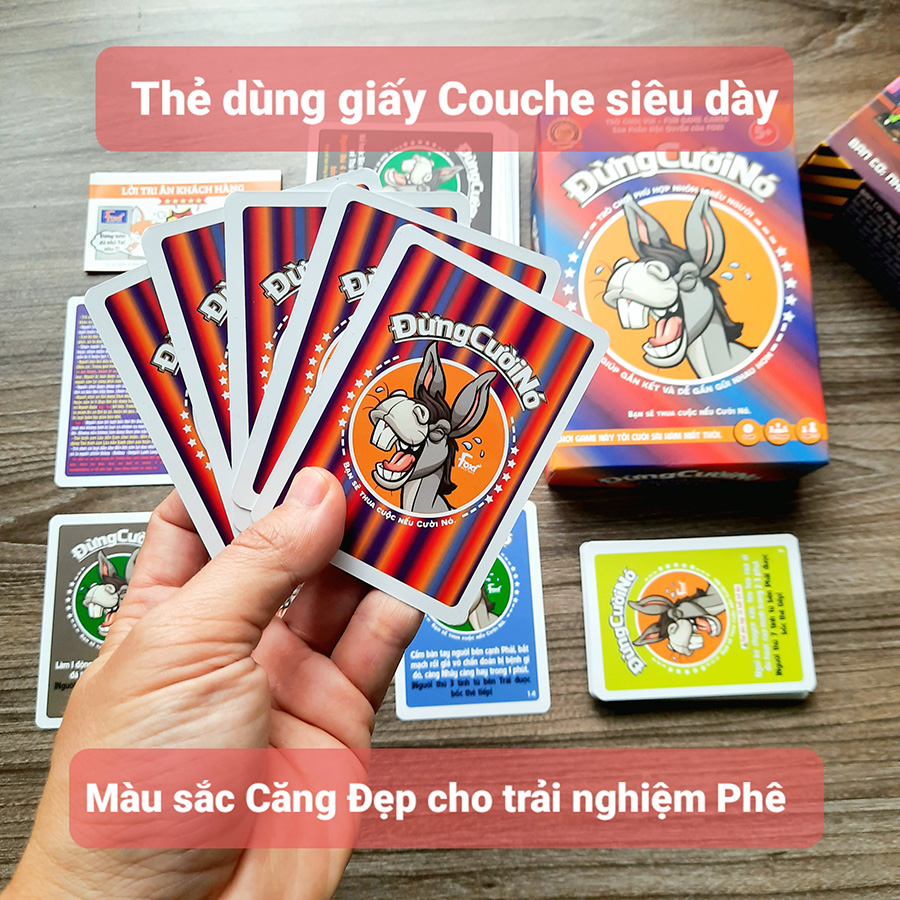 Đồ Chơi Foxi Cardgame - Đừng Cười Nó