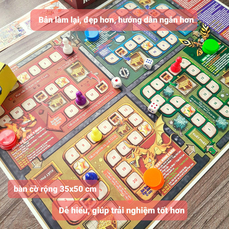 Đồ Chơi Foxi Cờ Xúc Xắc - Đi Tìm Kho Báu Mini 3