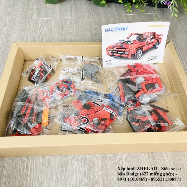Đồ Chơi Xếp Hình Zhegao Siêu Xe Cơ Bắp Dodge 8971 QL0469