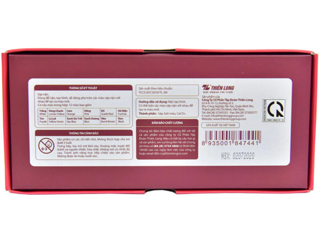 Đất Nặn 12 Màu Colorkit MC-022