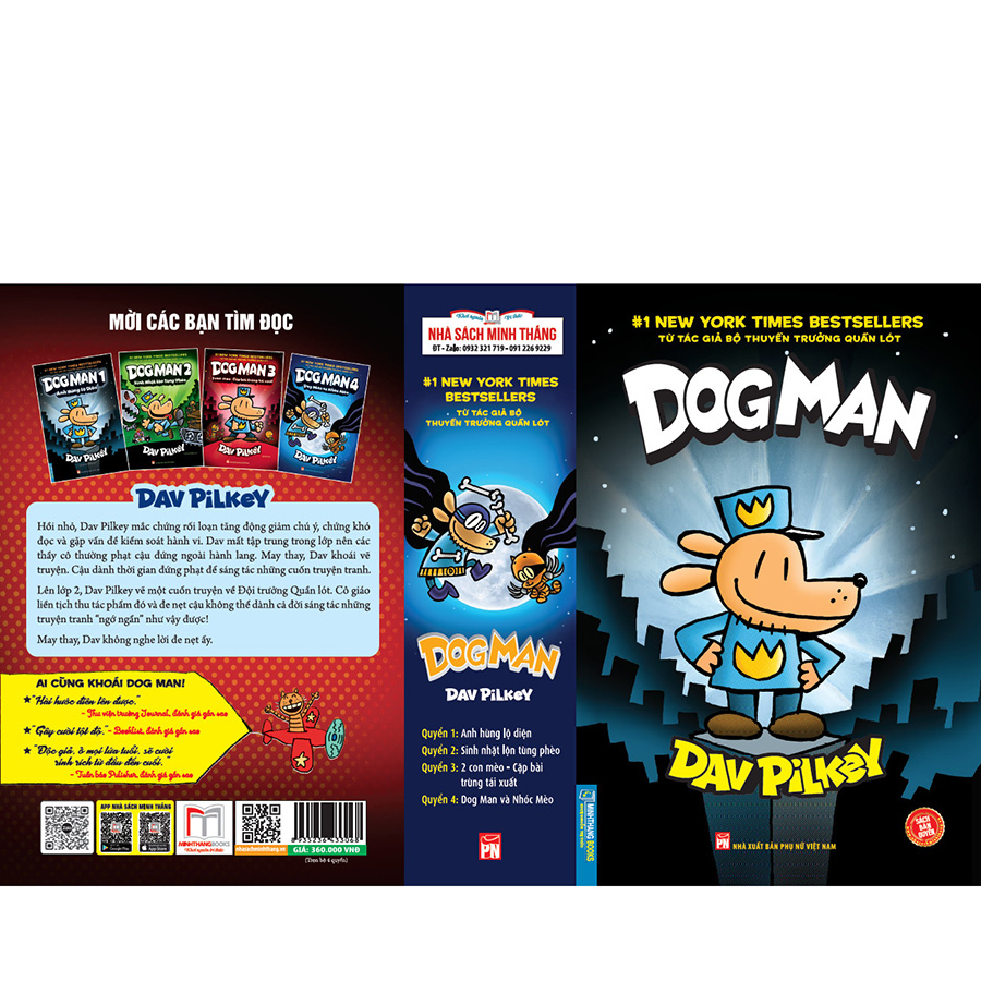 Combo 4 Cuốn Dog Man