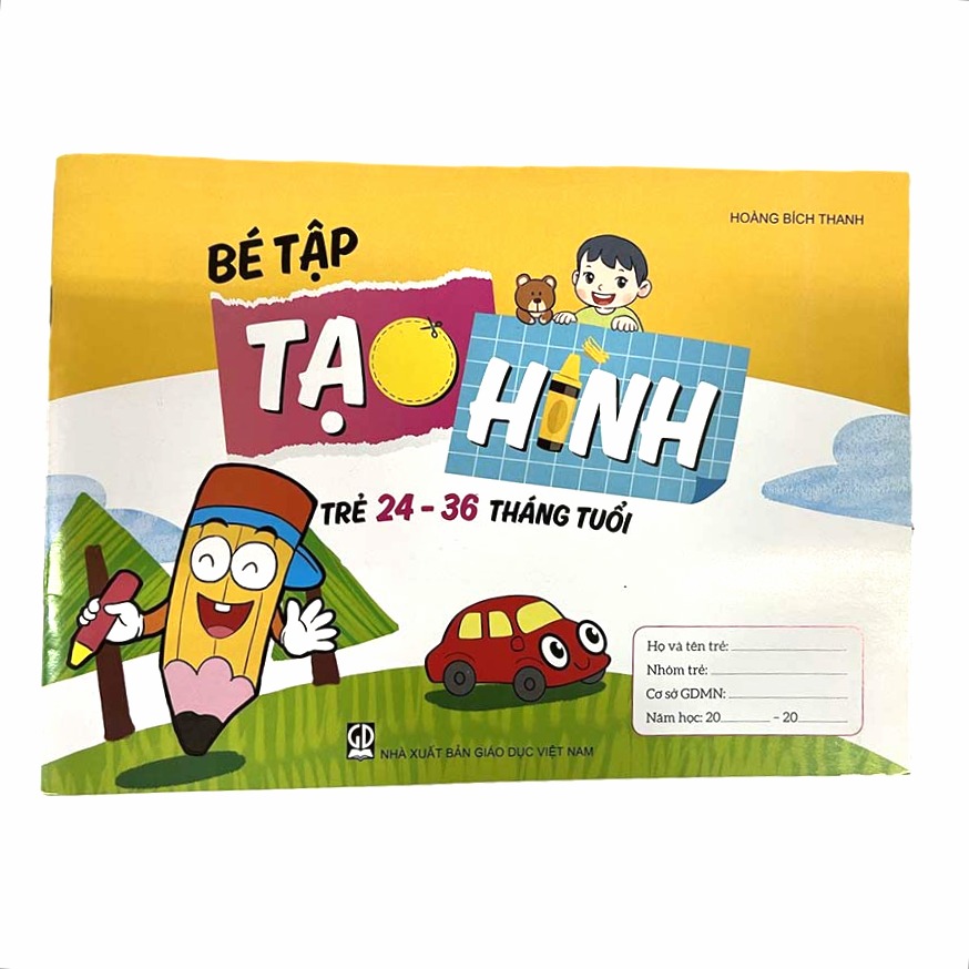 Bé Tập Tạo Hình Trẻ 24-36 Tháng Tuổi