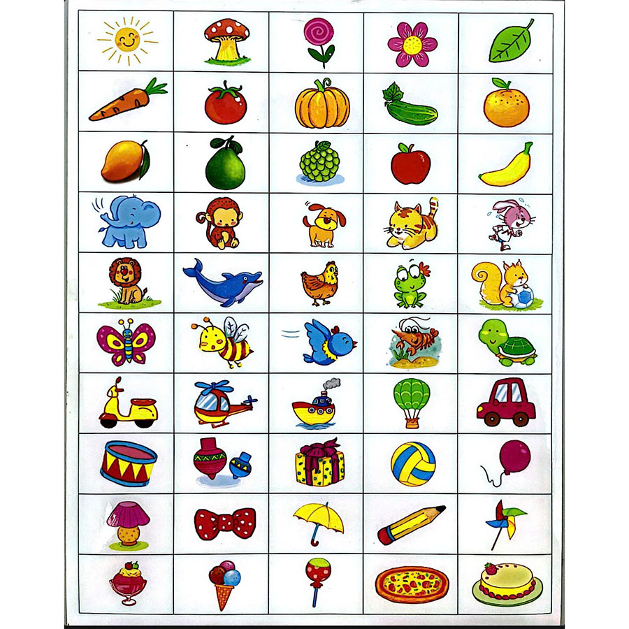 Bộ Hình Dán Kí Hiệu Dành Cho Trẻ
