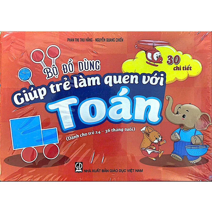 Bộ Đồ Dùng Giúp Trẻ Làm Quen Với Toán (Dành Cho Trẻ 24 - 36 Tháng Tuổi)