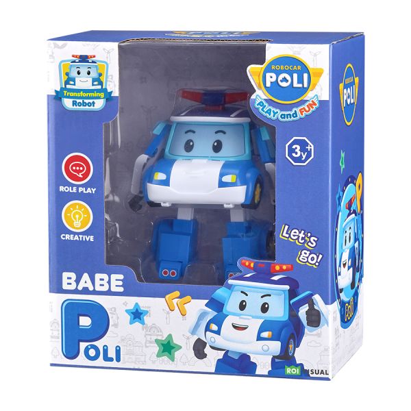 Đồ Chơi Robot Biến Hình Xe Cảnh Sát Babe Poli ZR916