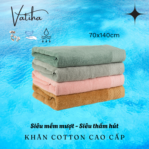 Khăn Cotton Cao Cấp - Các Màu