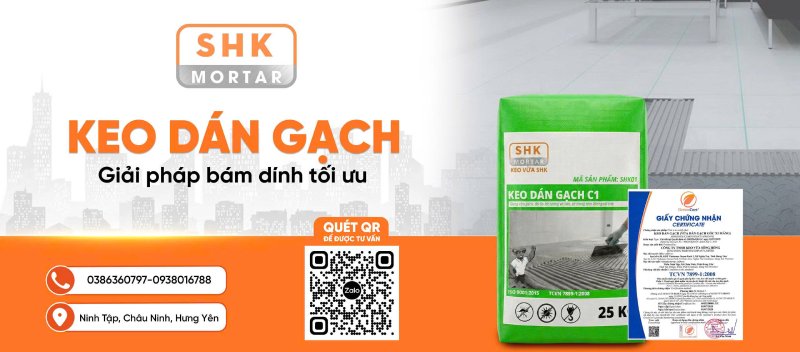 Cách bảo quản keo dán gạch giữ độ bền và bám dính lâu dài