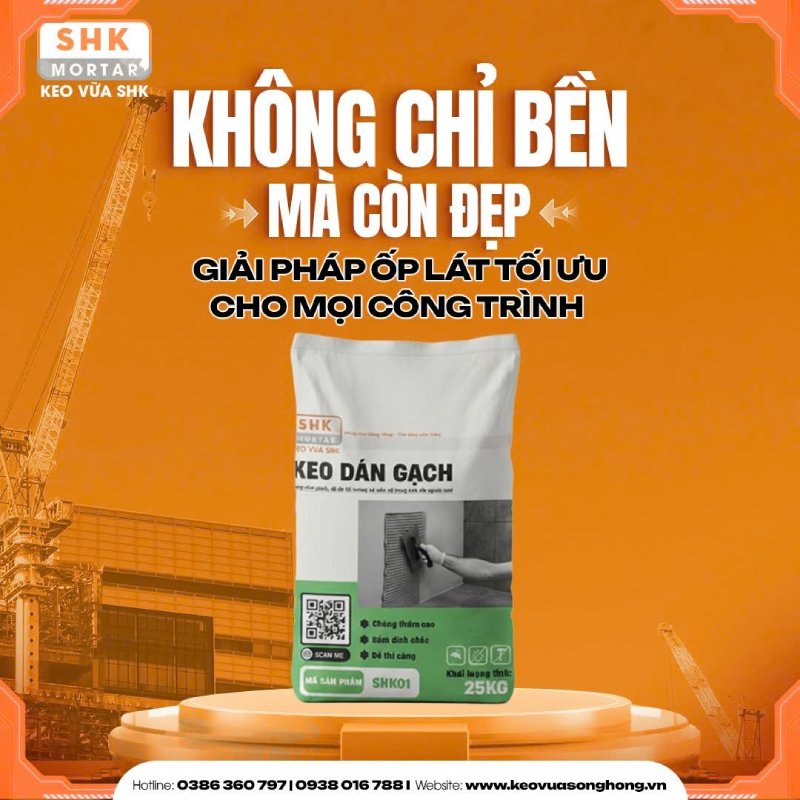 Bảng báo giá keo dán gạch uy tín tại Hưng Yên