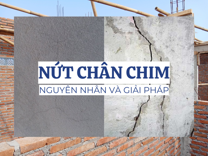 TƯỜNG BỊ NỨT CHÂN CHIM SAU KHI TRÁT? NGUYÊN NHÂN VÀ GIẢI PHÁP TỐI ƯU