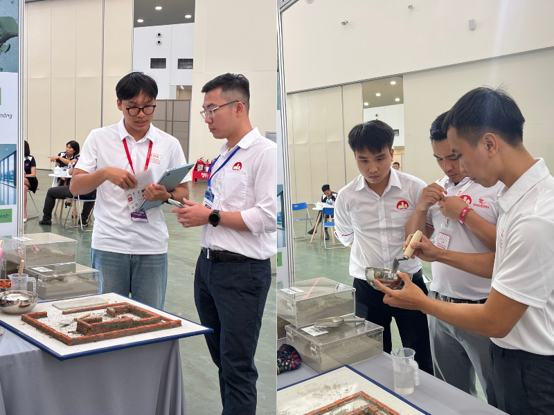 Hoạt động tư vấn và trải nghiệm tại gian hàng