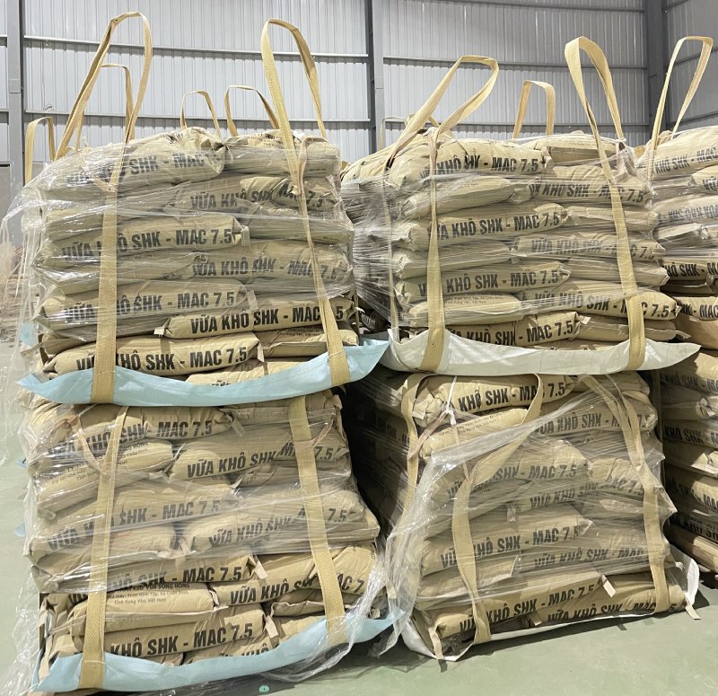 Các loại vữa khô trộn sẵn phổ biến