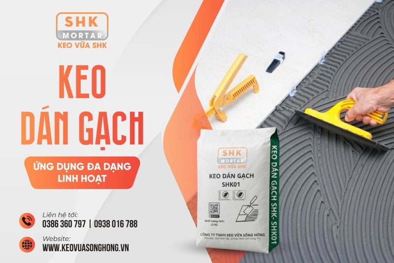 Keo dán gạch là gì? Các loại keo dán gạch đá lát nền
