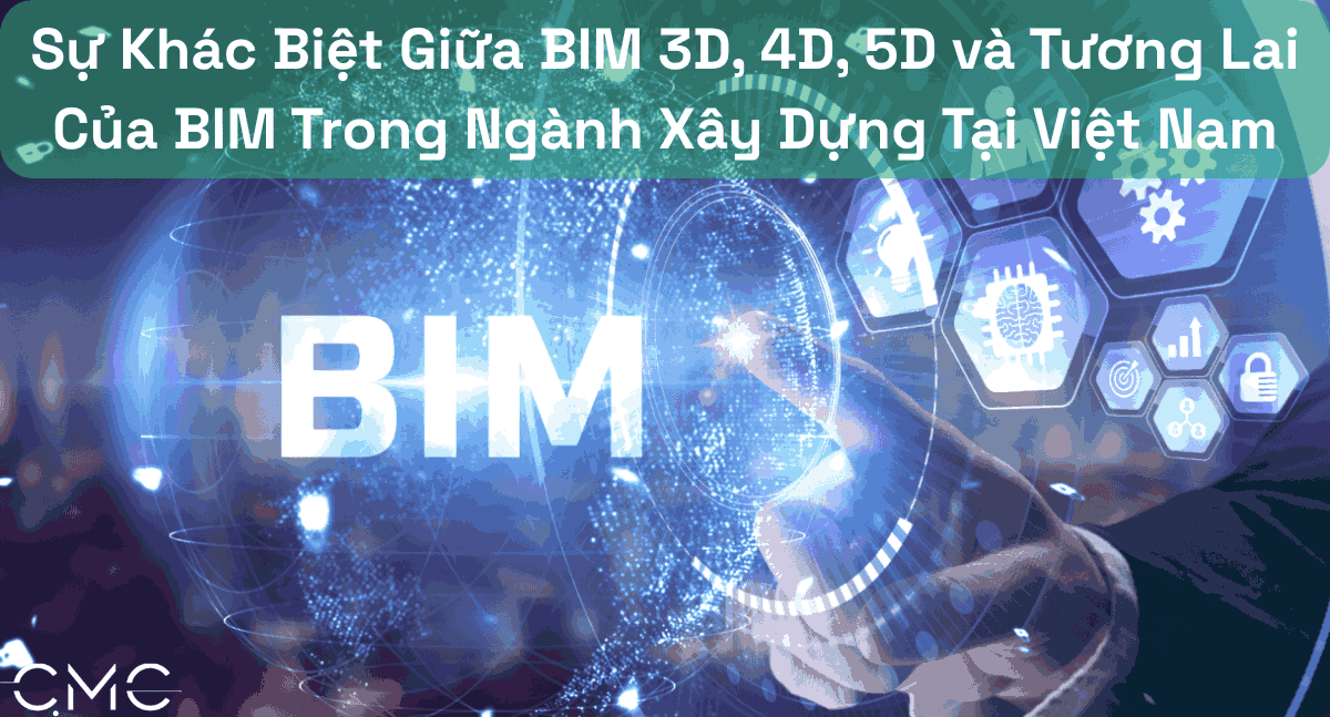 Sự Khác Biệt Giữa BIM 3D, 4D, 5D và Tương Lai Của BIM Trong Ngành Xây Dựng Tại Việt Nam